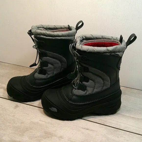 THE NORTH FACE Alpenglow Snow Winter Lace up Boots - Youth Size 2