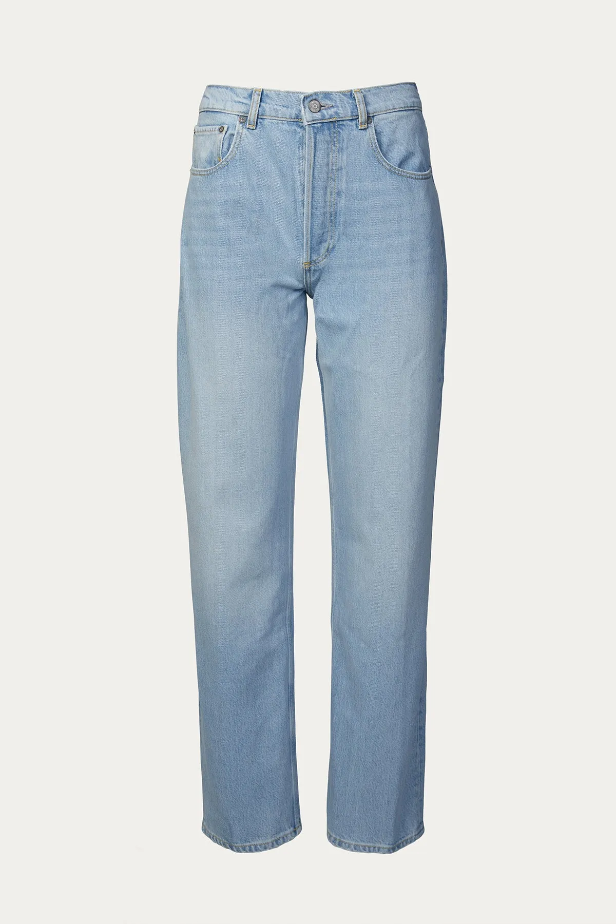 THE ZIGGY BAGGY HIGH-RISE STRAIGHT-LEG JEANS