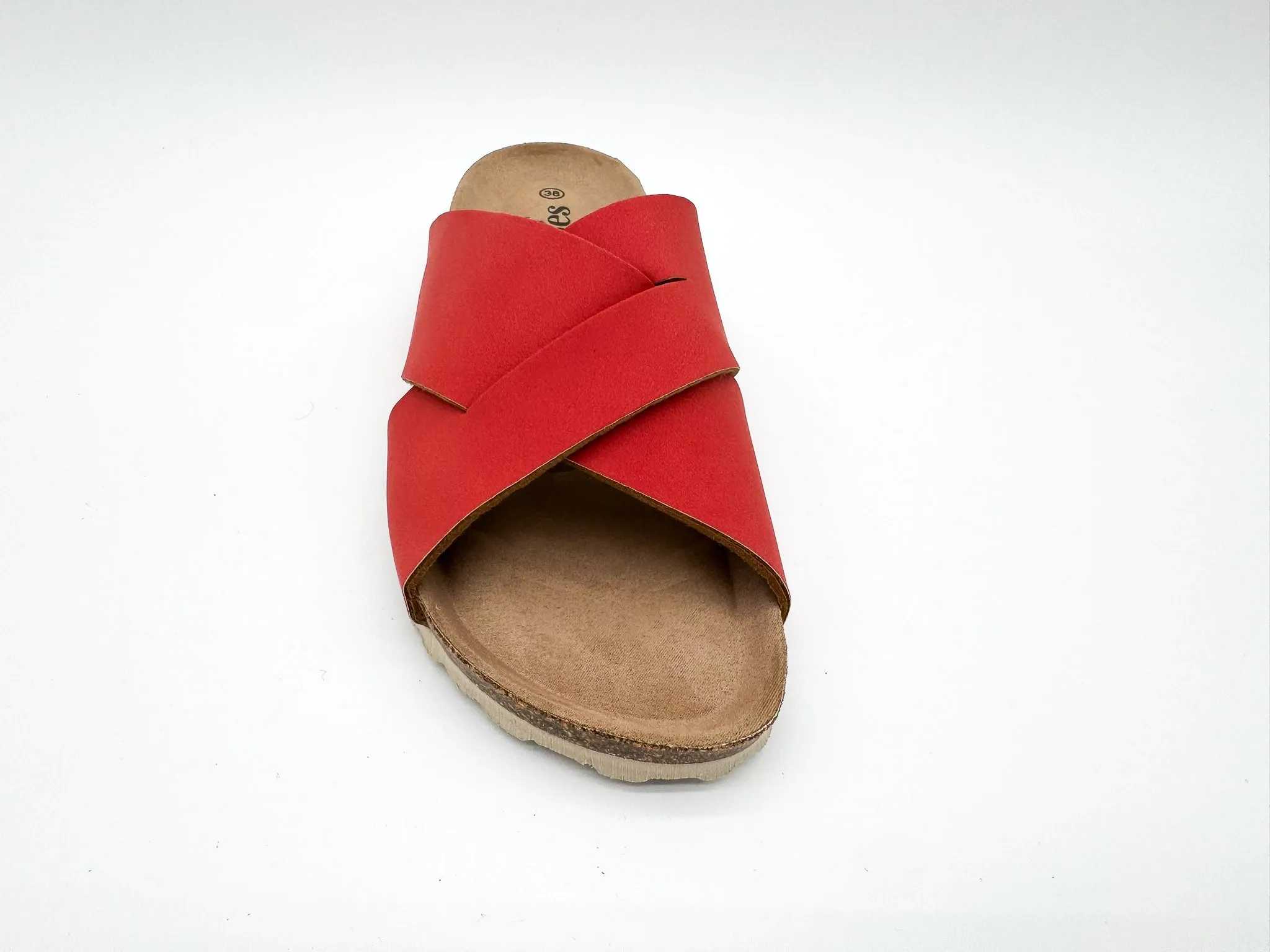 thies 1856 ® Eco Bio Cross Sandal vegan coral (W/X)