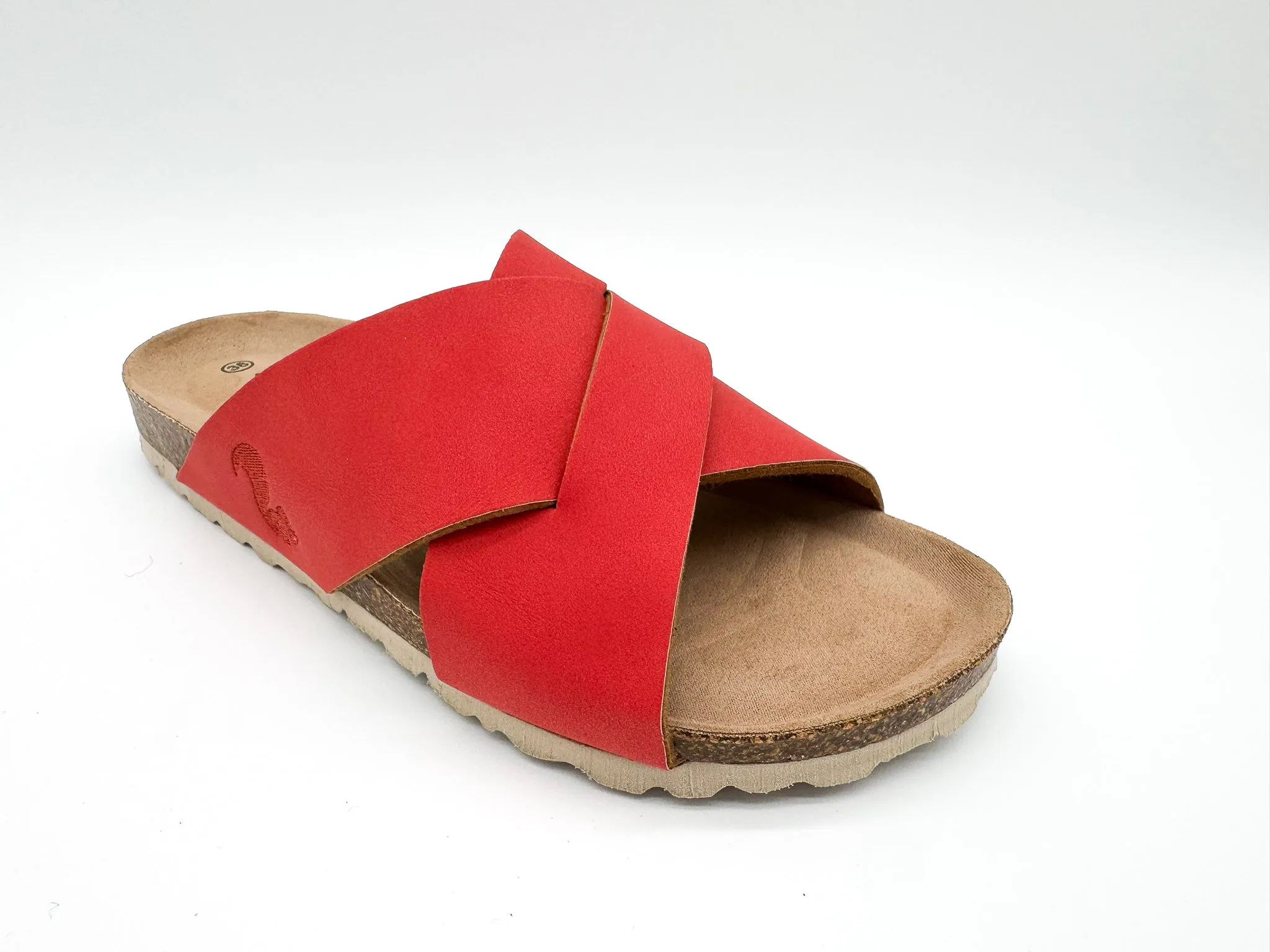 thies 1856 ® Eco Bio Cross Sandal vegan coral (W/X)
