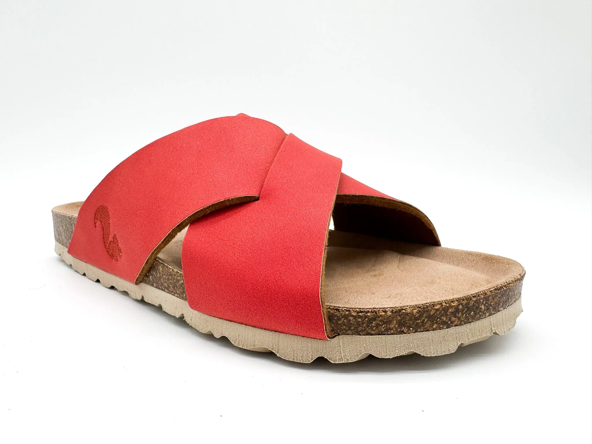 thies 1856 ® Eco Bio Cross Sandal vegan coral (W/X)