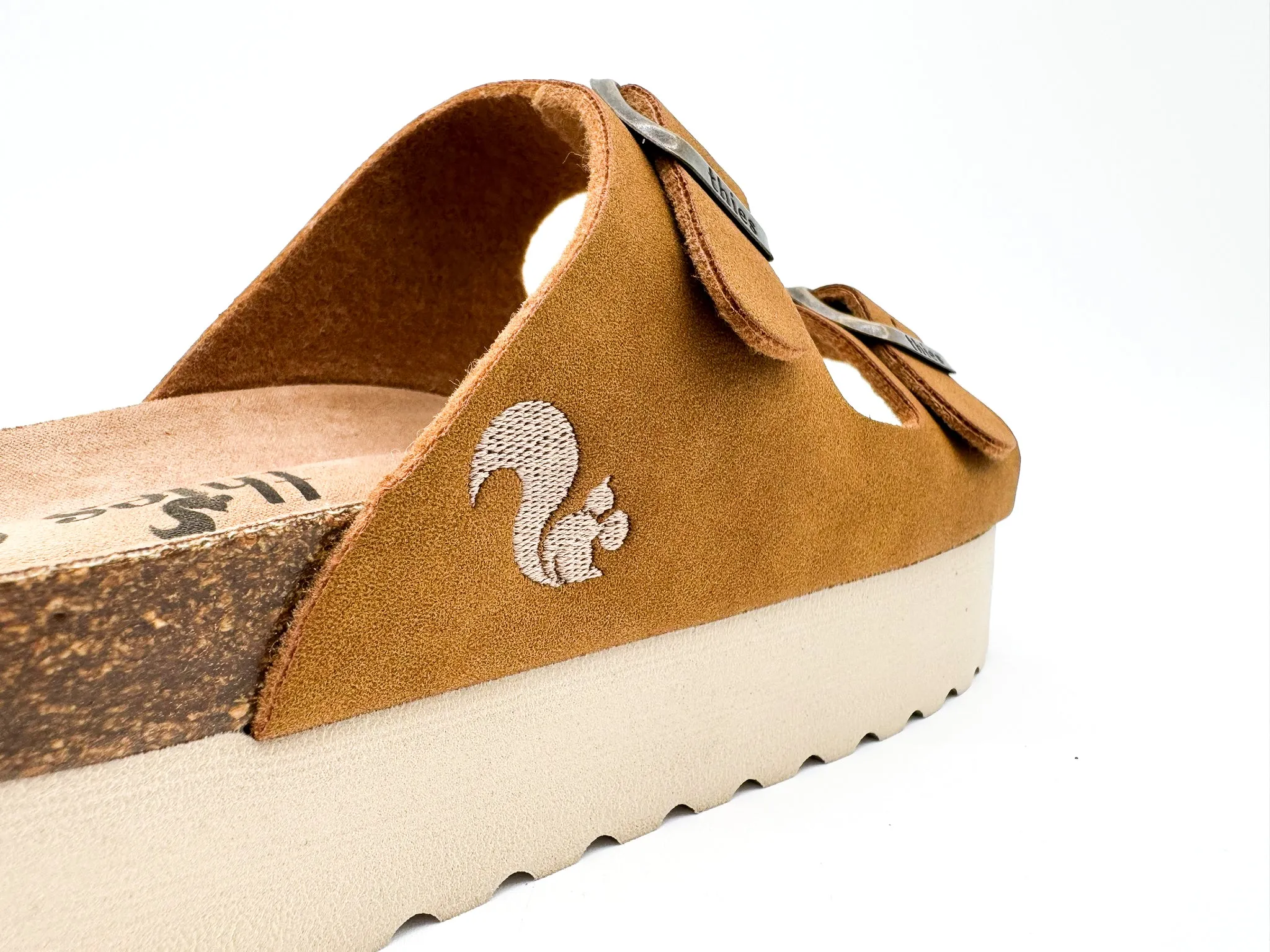 thies 1856 ® Eco Bio Plateau Sandal vegan cognac (W/X)