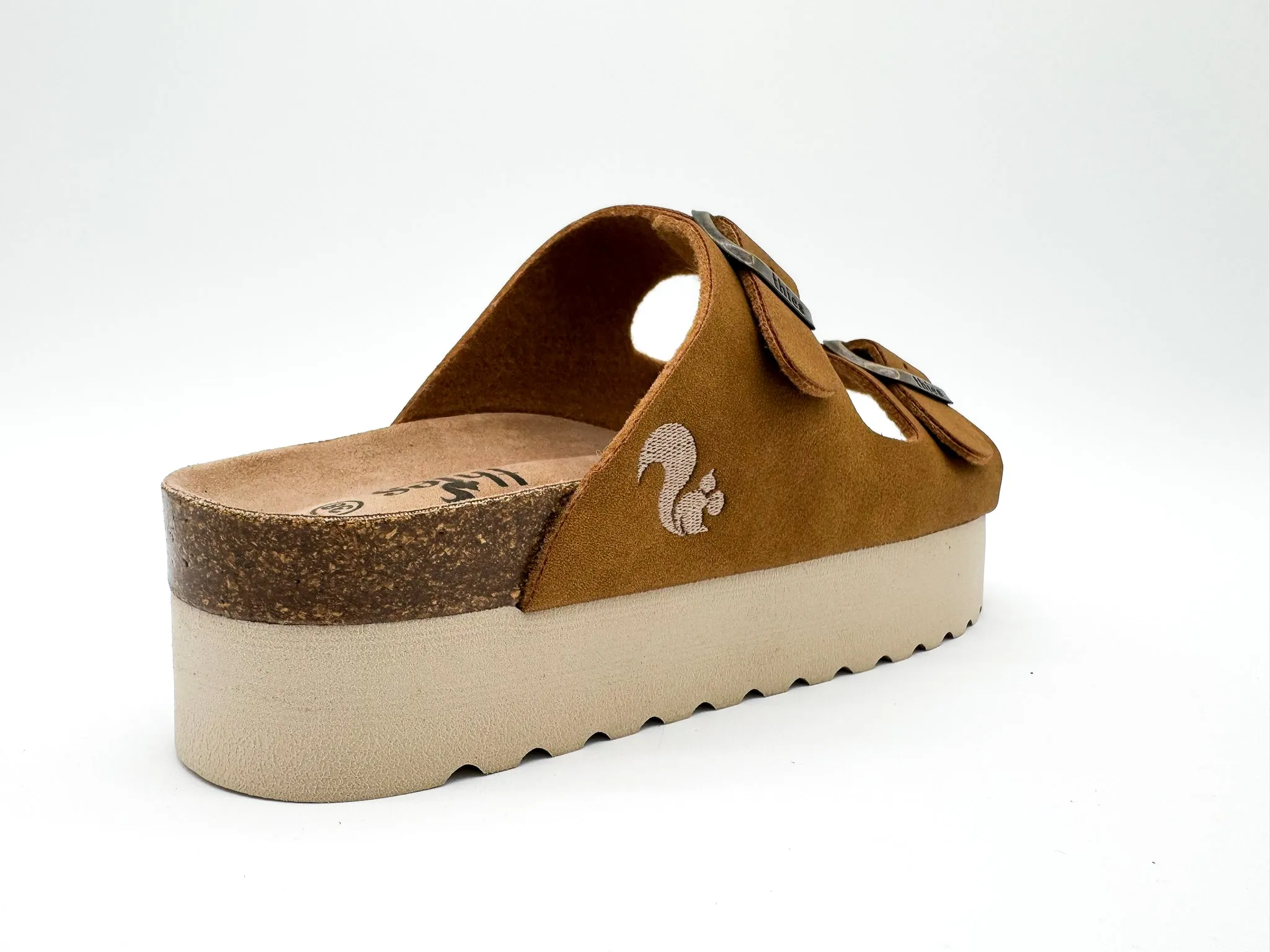 thies 1856 ® Eco Bio Plateau Sandal vegan cognac (W/X)
