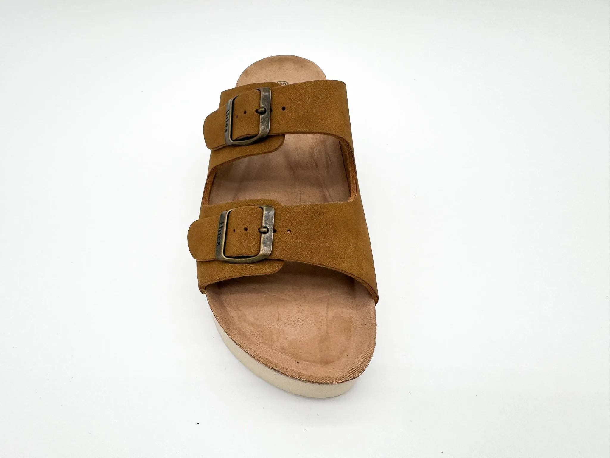 thies 1856 ® Eco Bio Plateau Sandal vegan cognac (W/X)
