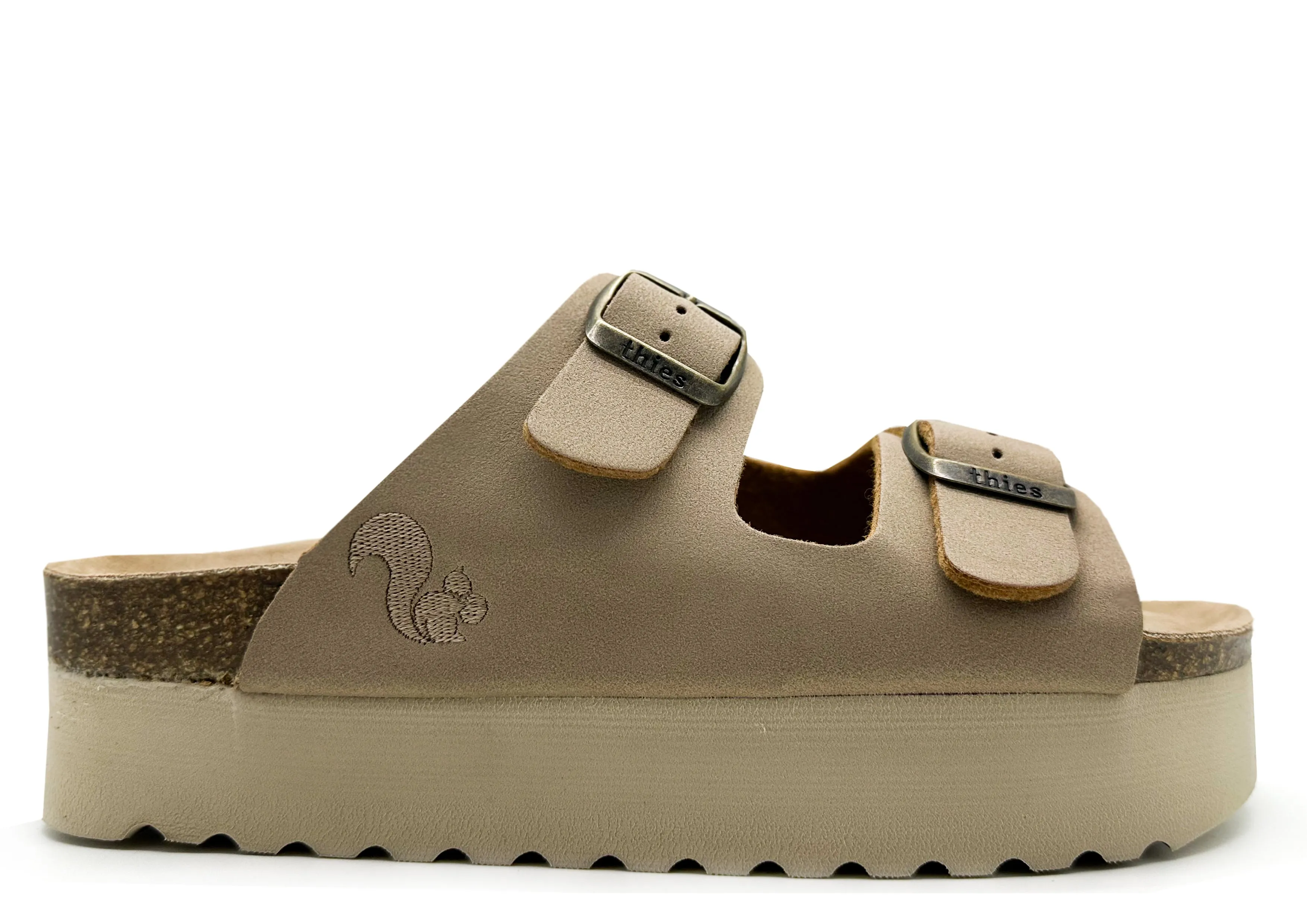 thies 1856 ® Eco Bio Plateau Sandal vegan creme (W/X)