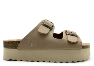 thies 1856 ® Eco Bio Plateau Sandal vegan creme (W/X)