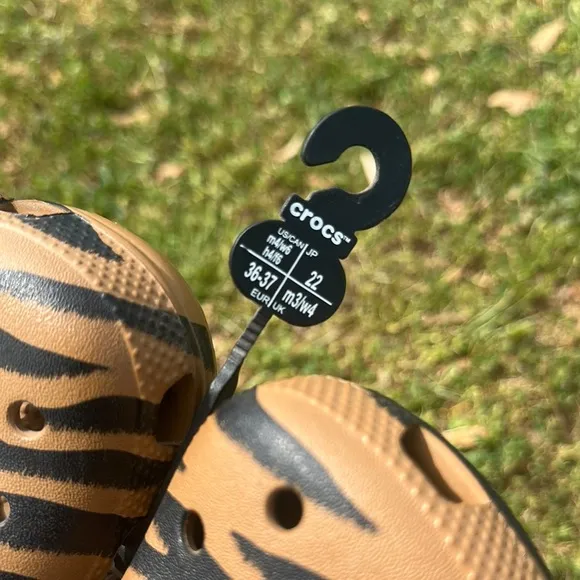 Tiger Pattern Kids CROCS