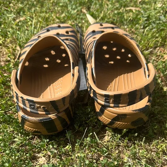 Tiger Pattern Kids CROCS