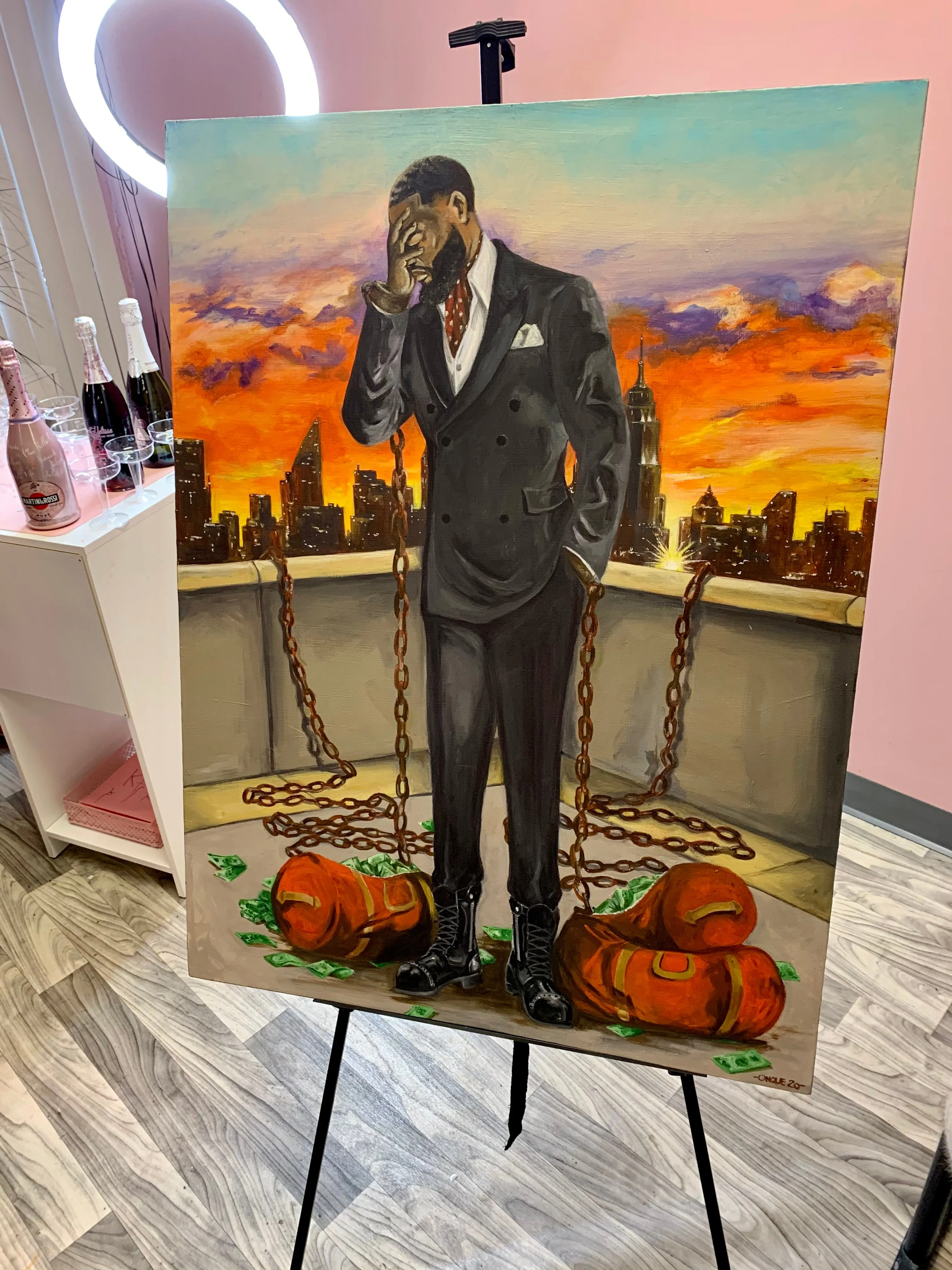 Tony Austin Art Collection Inspired by AL-Saadiq Banks "Still Not Free"