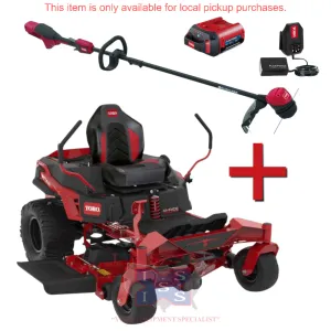 Toro 48" Titan MyRide Zero Turn Mower   FREE 60V Brushless String Trimmer