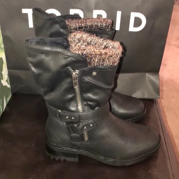 Torrid sweater boots