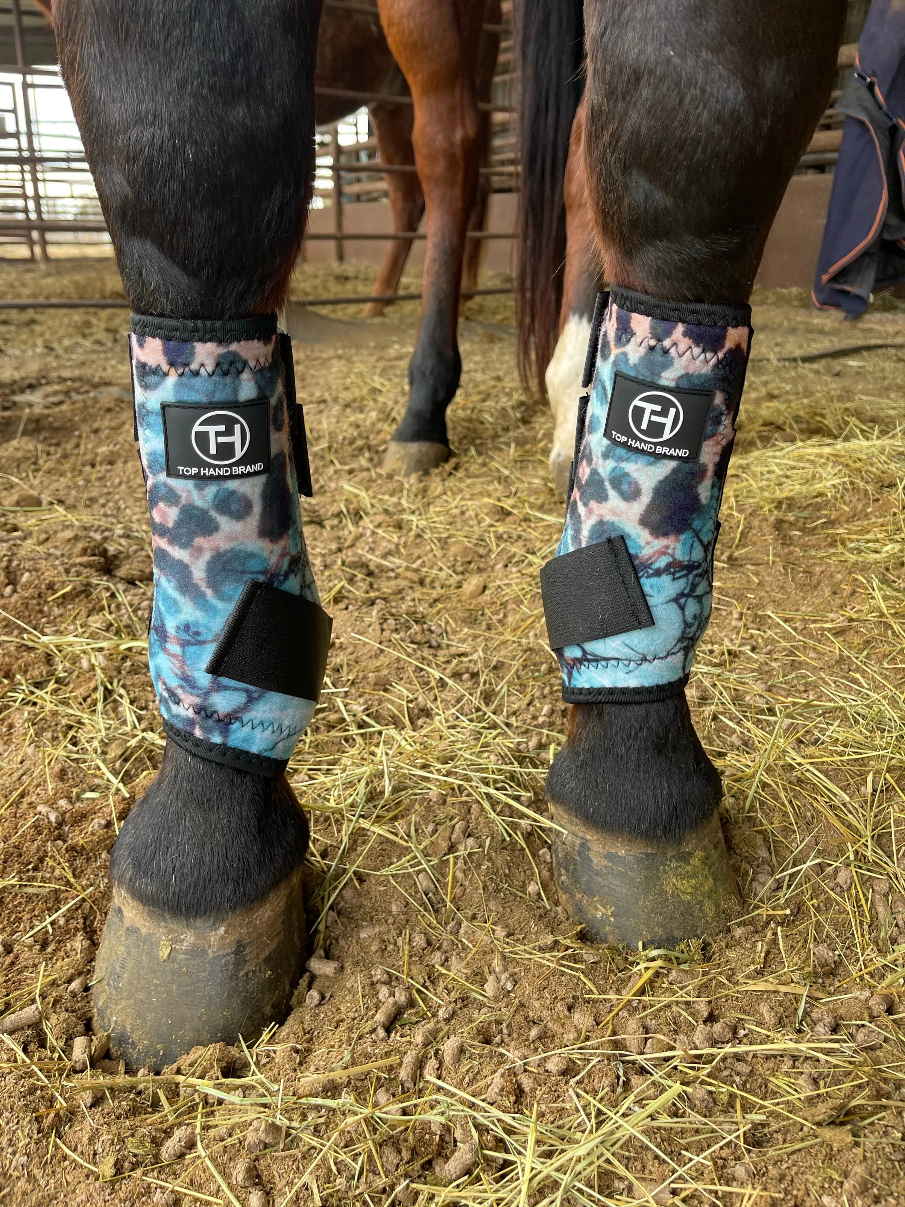 Turquoise Slab Sport Boots