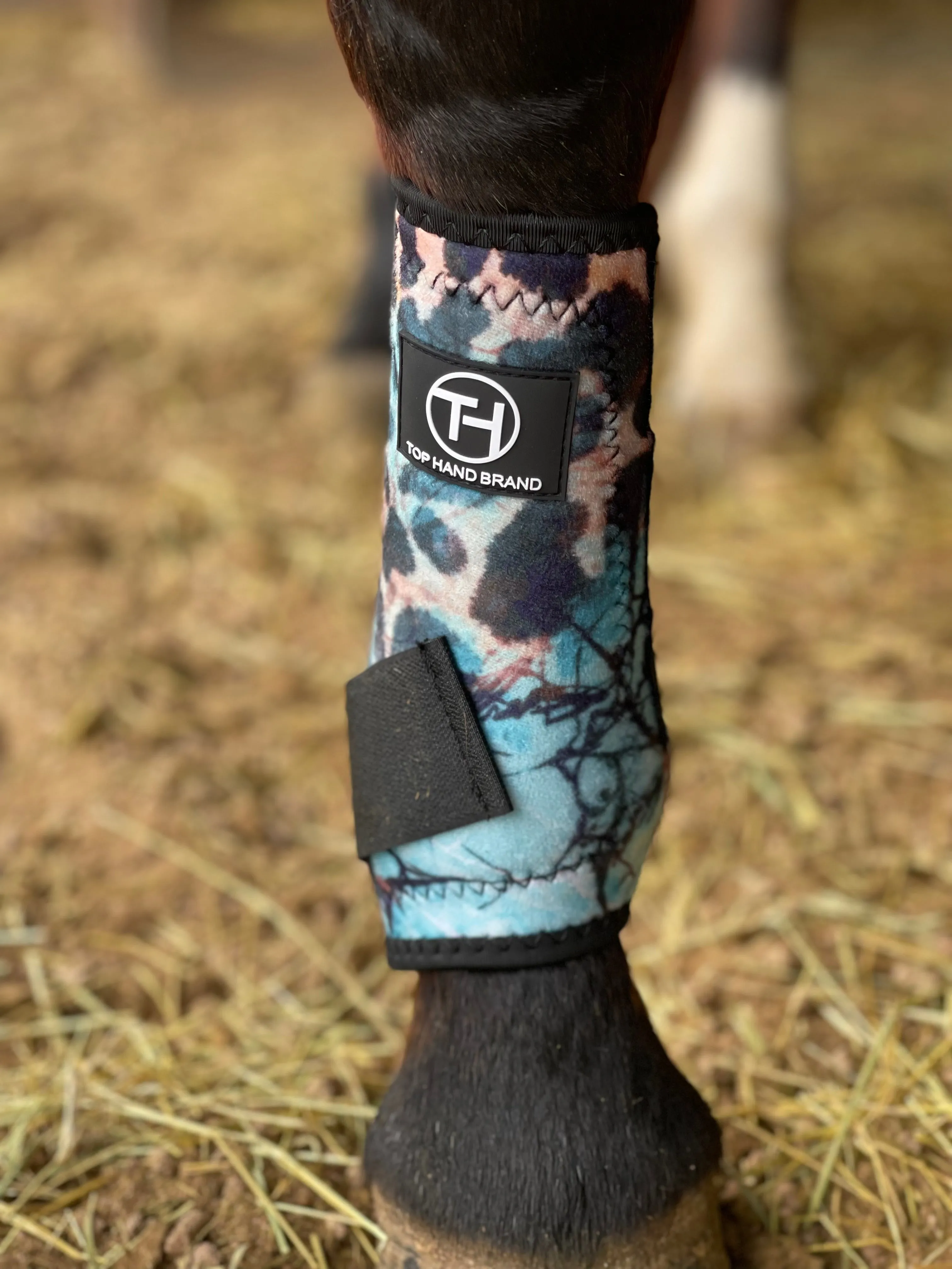 Turquoise Slab Sport Boots