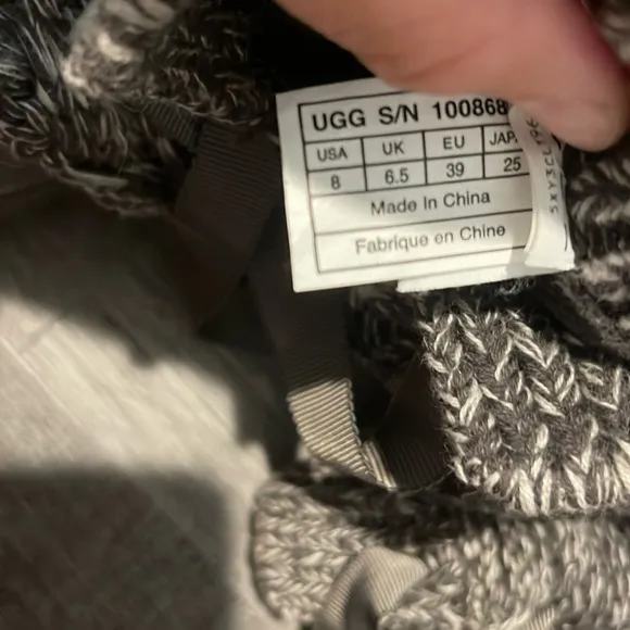 UGG sock boots