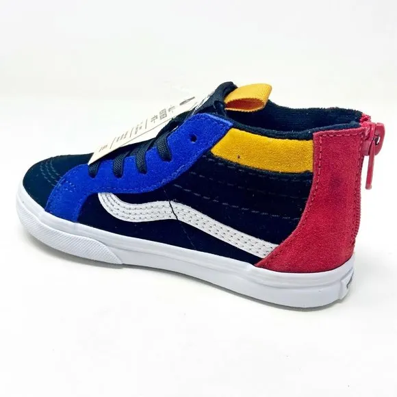 Vans Sk8 Hi Zip MTE Black Surf The Web Baby Toddler Sneakers