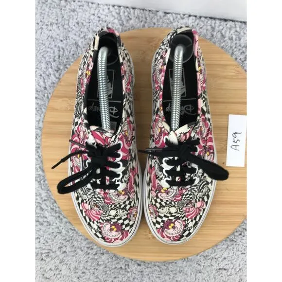 Vans x Disney Era Cheshire Cat Alice in Wonderland Athletic Sneakers Mens 9.5