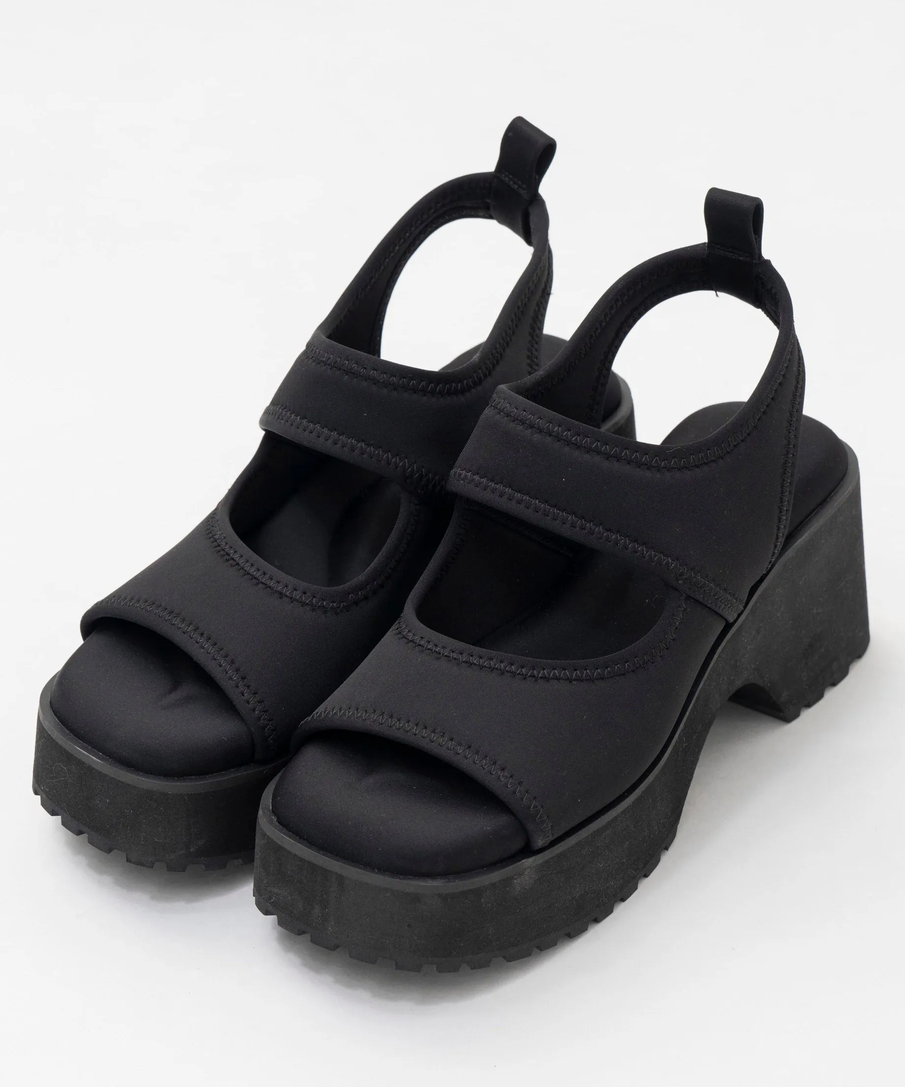 Volume Sole Stretch Sandals