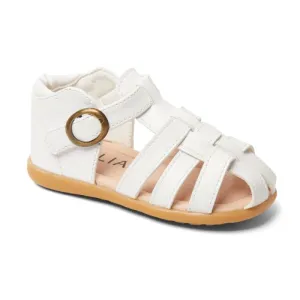 White Gladiator Sandals