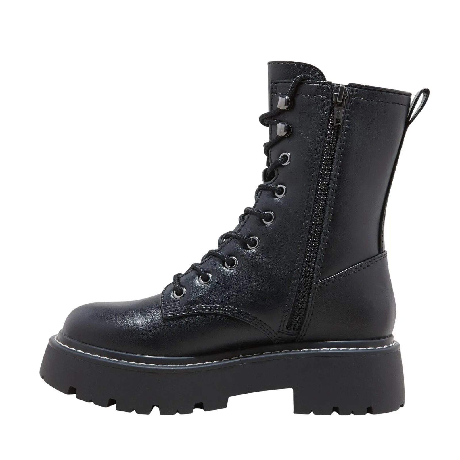 Wild Fable Womens Logan Lug Combat Boots with Memory Foam Insole Black 9M