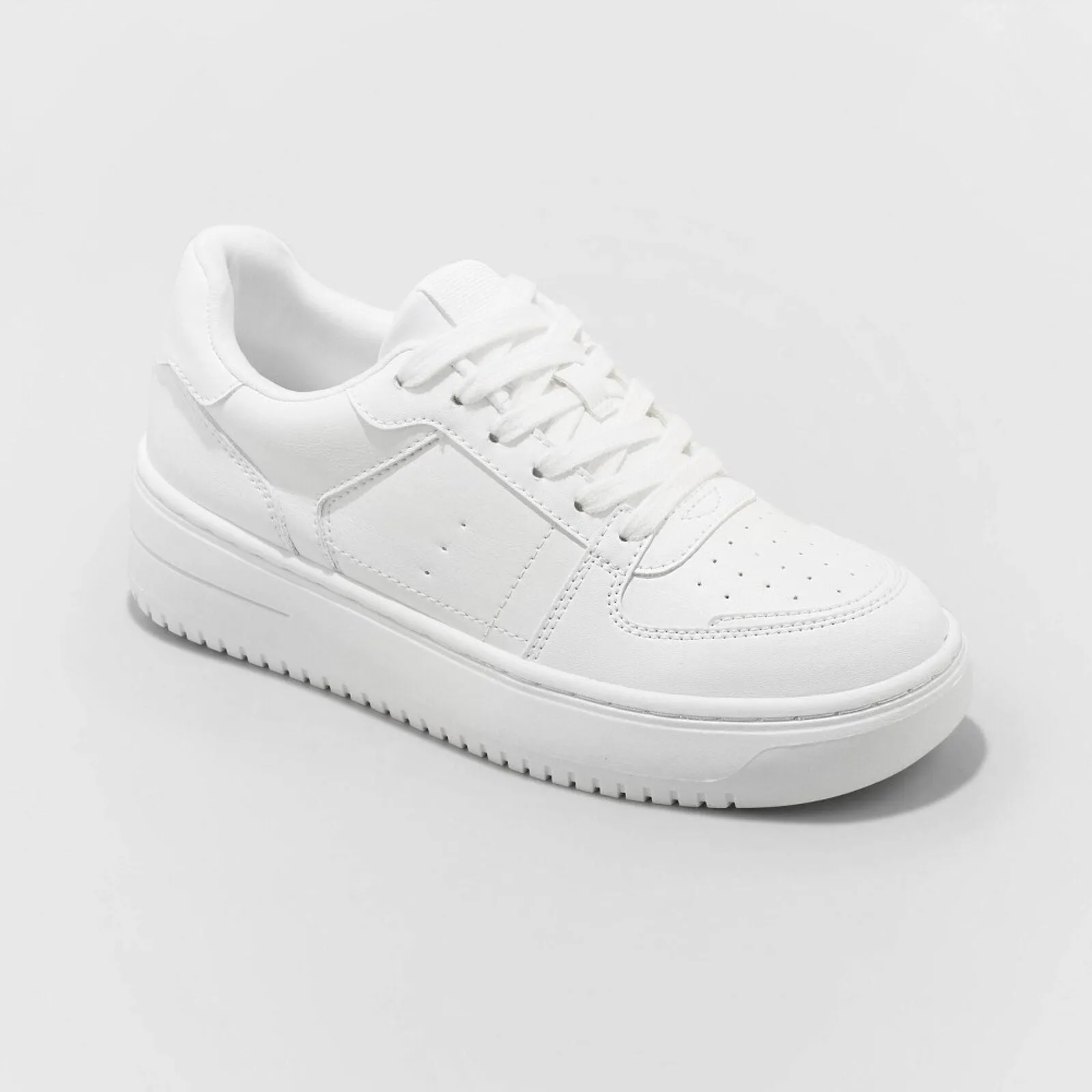 Wild Fable Women's Lola Lace-Up Sneakers 87930193 White 7.5M