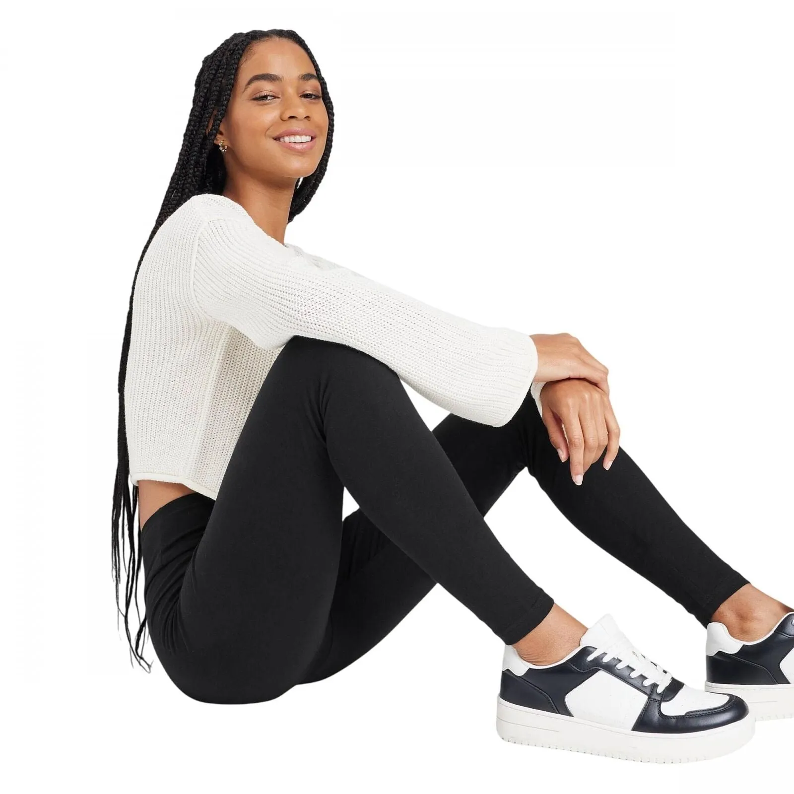 Wild Fable Womens Lola Lace-Up Sneakers with Memory Foam Insole Black 7M