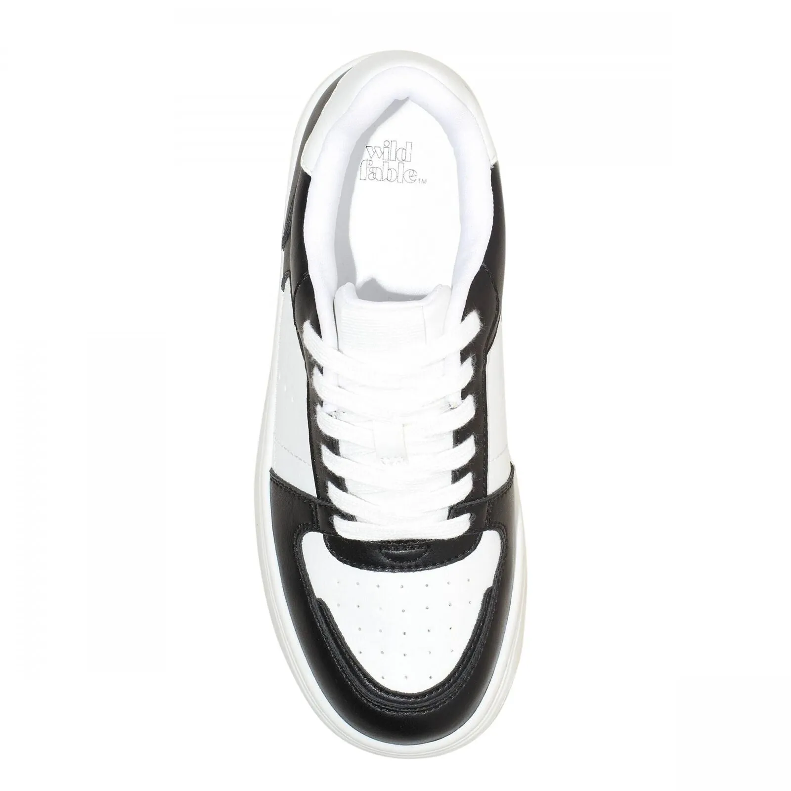 Wild Fable Womens Lola Lace-Up Sneakers with Memory Foam Insole Black 7M