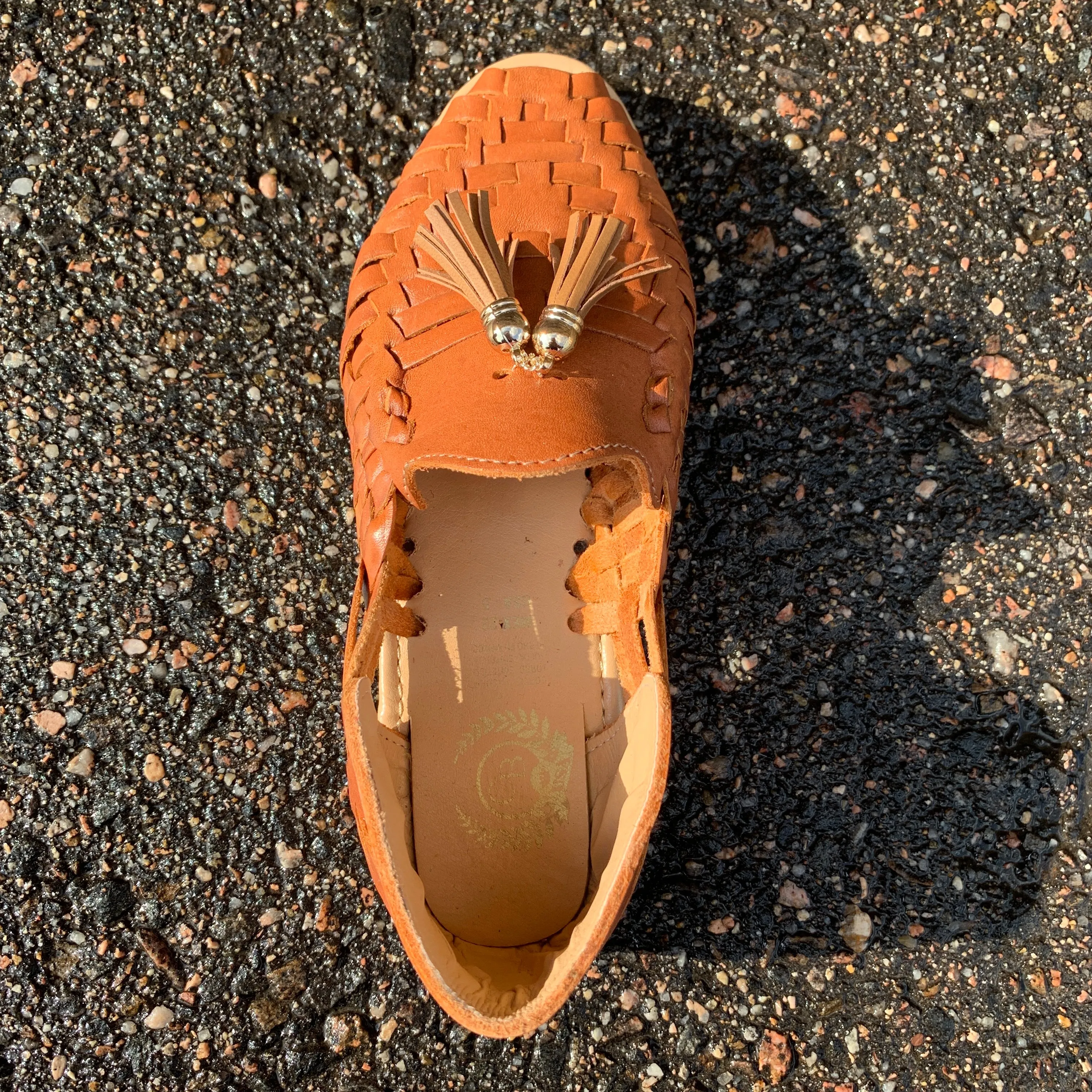 Women Cognac Mexican Sandles