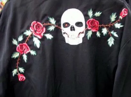 Women's Vintage Western Shirt Collection: Scully Skulls & Roses