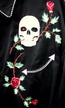 Women's Vintage Western Shirt Collection: Scully Skulls & Roses