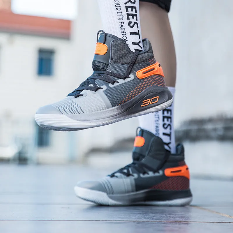 Youth Basketball Sneaker: Autumn Combat Cement Nail Shoes