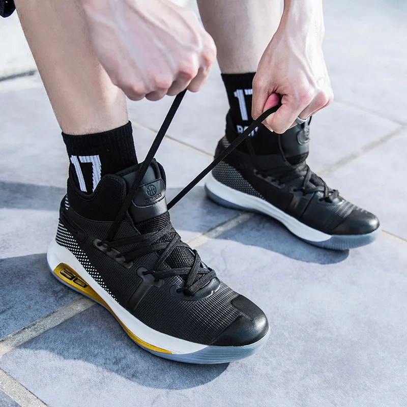 Youth Basketball Sneaker: Autumn Combat Cement Nail Shoes