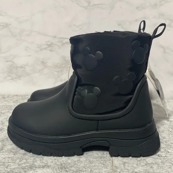Zara Disney Kids Rubberized Mickey Mouse Boots